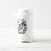 Fallschirmjägertruppe Barettab— Bierglas (Vorderseite Links)