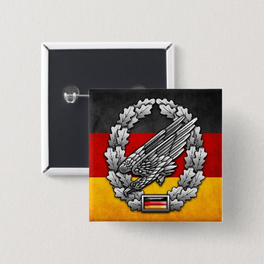 Fallschirmjägertruppe Barettab— Button (Vorne & Hinten)