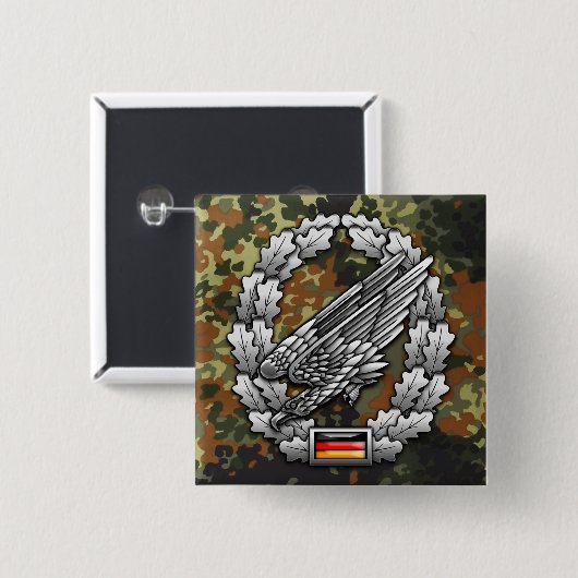 Fallschirmjägertruppe Barettab— Button (Vorne & Hinten)