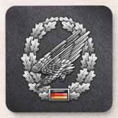 Fallschirmjägertruppe Barettab— Getränkeuntersetzer (Vorderseite)