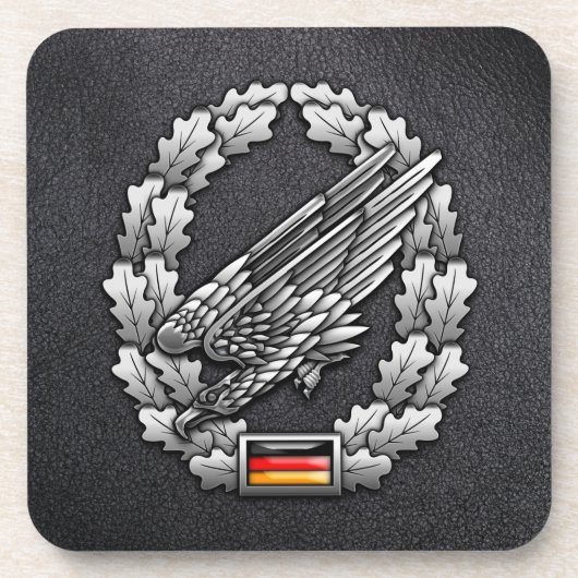 Fallschirmjägertruppe Barettab— Getränkeuntersetzer (Vorderseite)