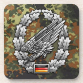Fallschirmjägertruppe Barettab— Getränkeuntersetzer (Vorderseite)