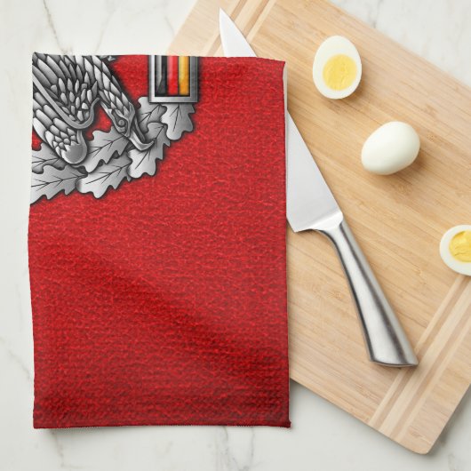 Fallschirmjägertruppe Barettab— Küchentuch (Viertel Falte)