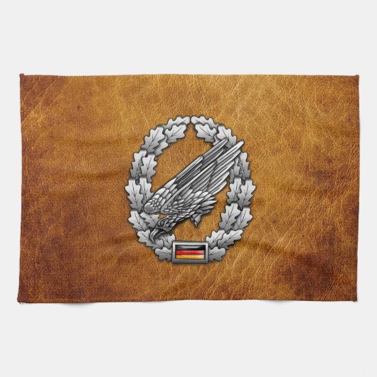 Fallschirmjägertruppe Barettab— Küchentuch (Horizontal)