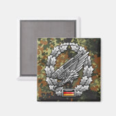 Fallschirmjägertruppe Barettab— Magnet (Vorderseite/Rückseite)