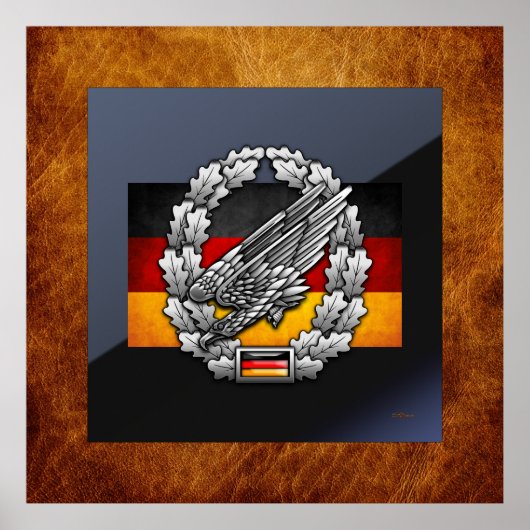 Fallschirmjägertruppe Barettab— Poster (Vorne)