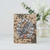 Fallschirmjägertruppe Barettab— Postkarte (Stehend Vorderseite)