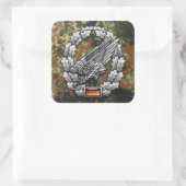 Fallschirmjägertruppe Barettab— Quadratischer Aufkleber (Tasche)