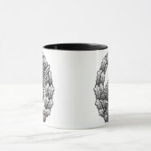 Fallschirmjägertruppe Barettabzeichen Tasse (Zentrum)