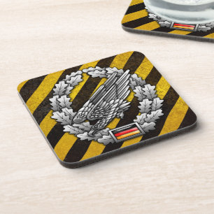Fallschirmjägertruppe Barettabzeichen Untersetzer