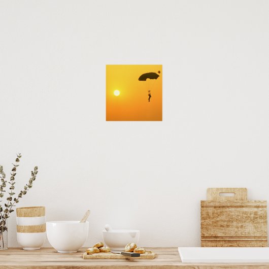 Fallschirmplakat Poster (Küche)