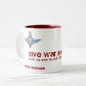 Fallschirmregiment-Tasse Zweifarbige Tasse (Vorderseite Links)