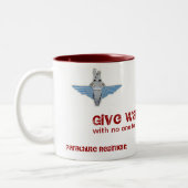 Fallschirmregiment-Tasse Zweifarbige Tasse (Links)