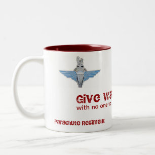 Fallschirmregiment-Tasse Zweifarbige Tasse