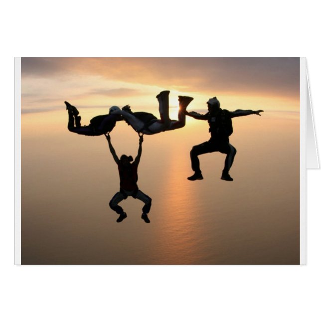 Fallschirmspringen (Vorderseite (Horizontal))