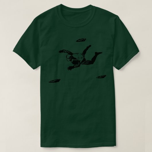 Fallschirmspringen (2) T-Shirt (Design vorne)