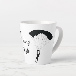 Fallschirmspringen Design Latte Cup Milchtasse