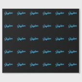 Fallschirmspringen Flugzeug Skydive Geschenkpapier (Flach)