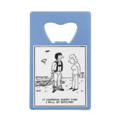 Fallschirmspringen hat ein Problem Geldbeutel Flaschenöffner (Rückseite)