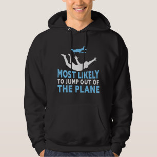Fallschirmspringen ist am ehesten geeignet, das Fl Hoodie