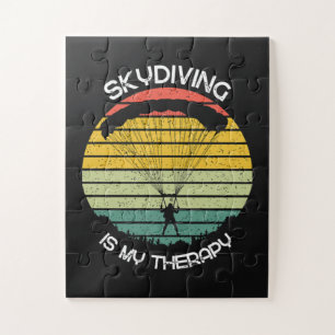 Fallschirmspringen ist meine Therapie Puzzle