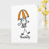 Fallschirmspringen Karte (Gelbe Blume)