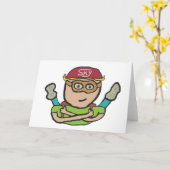 Fallschirmspringen Karte (Gelbe Blume)