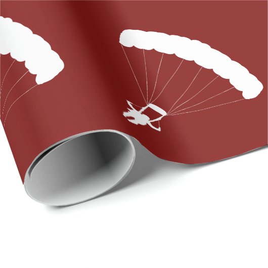 Fallschirmspringen-kundenspezifische Geschenkpapier (Rolleneckpunkt)