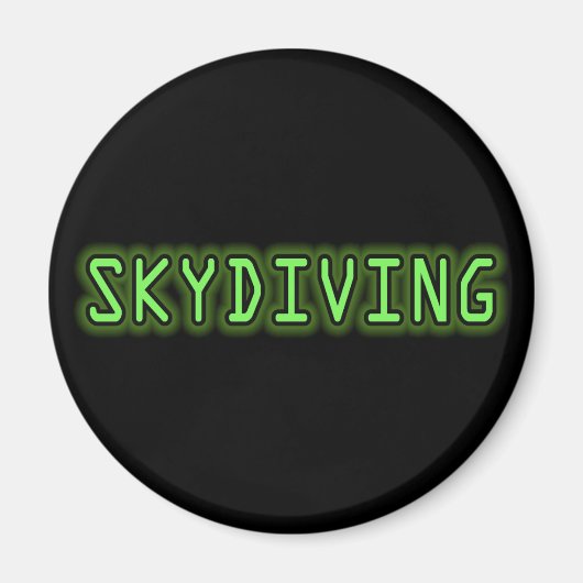 Fallschirmspringen Magnet (Vorne)