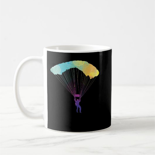 Fallschirmspringen Parachute Paraglider Paraglider Kaffeetasse (Links)