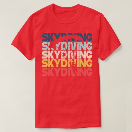 Fallschirmspringen Parachutists Geschenk T-Shirt (Design vorne)