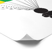 Fallschirmspringen Poster (Ecke)