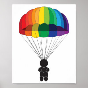 Fallschirmspringen Poster