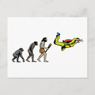 Fallschirmspringen Postkarte