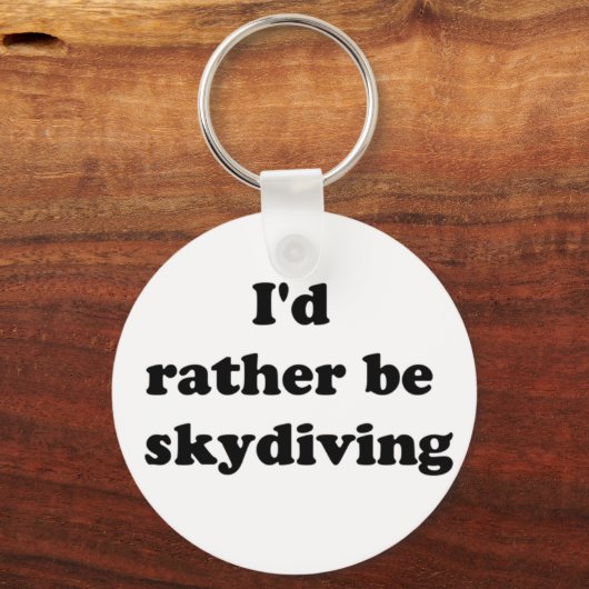 Fallschirmspringen Schlüsselanhänger (Vorderseite)