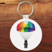 Fallschirmspringen Schlüsselanhänger (Vorderseite)