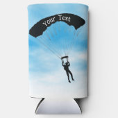 Fallschirmspringen Seltzer kann kühlen Selters Dosenkühler (Vorderseite)