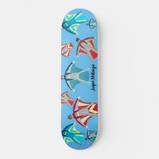 Fallschirmspringen Skateboard (Vorderseite)