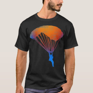 Fallschirmspringen Skydiver Cooles Grafikdesign T-Shirt