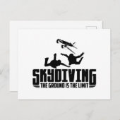 Fallschirmspringen | Skydiver-Geschenke Postkarte (Vorne/Hinten)