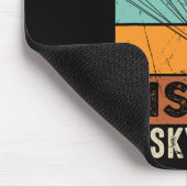 Fallschirmspringen Skydiver Instructor Bucket List Mousepad (Ecke)