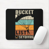 Fallschirmspringen Skydiver Instructor Bucket List Mousepad (Mit Mouse)