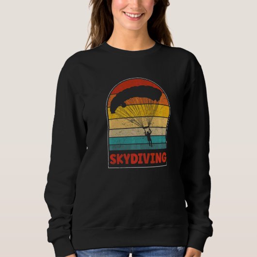 Fallschirmspringen Sweatshirt (Vorderseite)