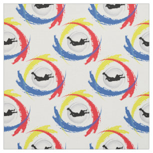 Fallschirmspringen-Tricolor Sport-Emblem Stoff