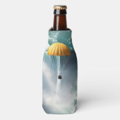 Fallschirmspringen über Niagarafälle in einem Korb Flaschenkühler (Flaschenvorderseite)