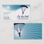 Fallschirmspringen Visitenkarte (Vorne/Hinten)