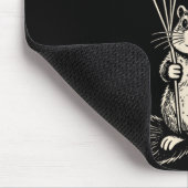 Fallschirmspringender Biber lustiger Fallschirmspr Mousepad (Ecke)