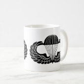 Fallschirmspringer-Abzeichen Kaffeetasse (VorderseiteRechts)