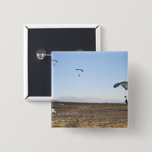 Fallschirmspringer Button (Vorne & Hinten)