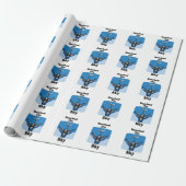 Fallschirmspringer erreichte den Himmel Geschenkpapier (Ungerollt)